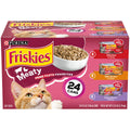 Purina Friskies Gravy Wet Cat Food Variety Pack Prime Filets Meaty Favorites - (Pack of 24) 5.5 oz. Cans