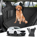 RUIANTE Compatible with Dog Car Seat Cover Protector Back Seats Cover for Dogs Hammock Backseat Pets Covers with Side Flaps Storage Pocket Zip Mesh for Mazda CX5 CX-5 2018-2022 (Black)