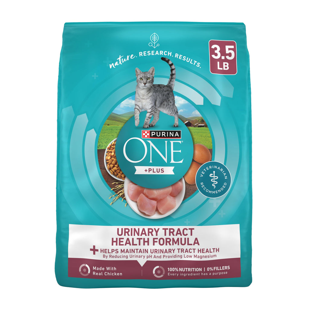 Purina ONE High Protein Dry Cat Food +Plus Urinary Tract Health Formula - 3.5 lb. Bag